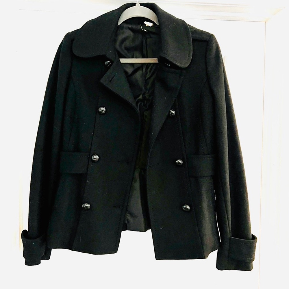 Wool blend black H&M jacket